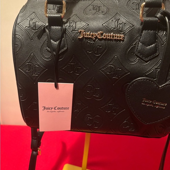 Juicy Couture Black Embossed Women's Bag - Picture 1 of 7